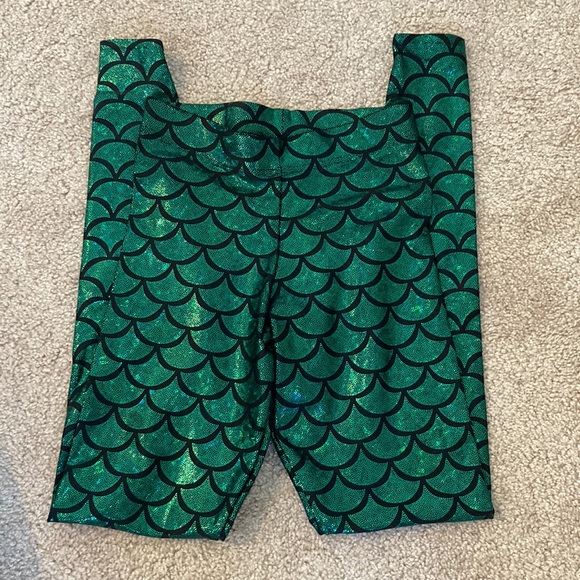 BlackMilk Mermaid MERMEMERALD LEGGINGS - Picture 5 of 9